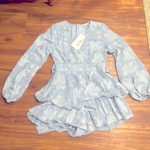 Long Sleeved Lace Romper